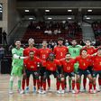 Portugal voltou a derrotar a Letónia no segundo jogo de preparação para o Euro 2026 em futsal. Foto: FPF