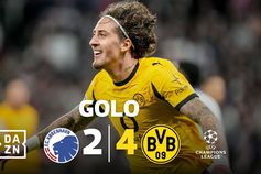 Fábio Silva não desiste de lance e estreia-se a marcar pelo Borussia Dortmund