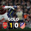 De bola parada, claro, Arsenal quebra resistência do At. Madrid