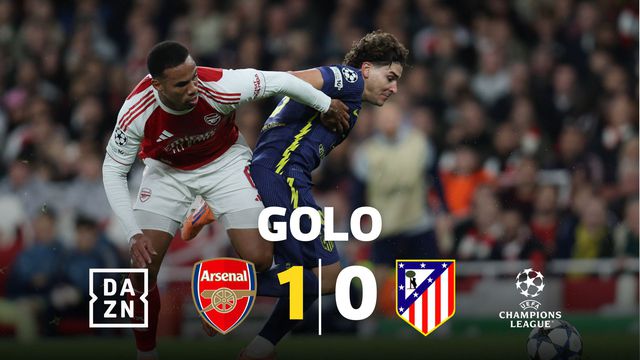 De bola parada, claro, Arsenal quebra resistência do At. Madrid