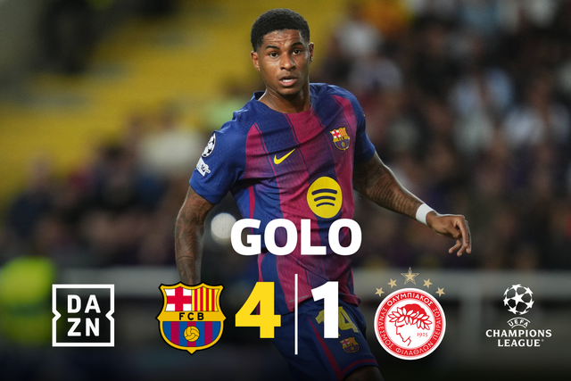 Raquete: Rashford marca mais um golo pelo Barcelona