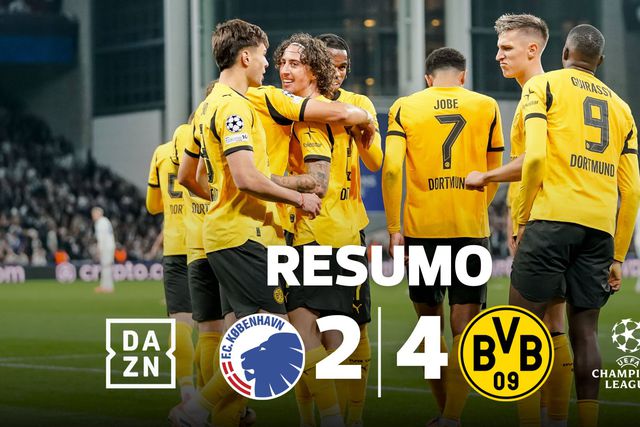 Dortmund com vitória folgada na Dinamarca em jogo especial para Fábio Silva