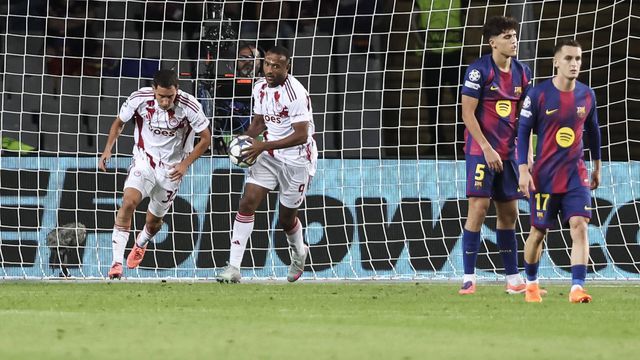 El Kaabi reduz no Barcelona-Olympiakos da Champions League - Foto: IMAGO