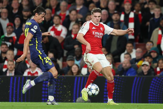 Gyokeres muito satisfeito com os dois golos ao Atlético Madrid - FOTO:  IMAGO/Sportimage