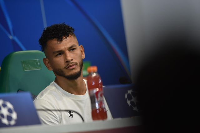 Luis Suárez foi o jogador leonino escolhido para fazer a antevisão da partida com o Marselha - Foto: Miguel Nunes