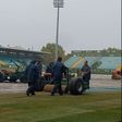 Colocação de relva do estádio João Cardoso