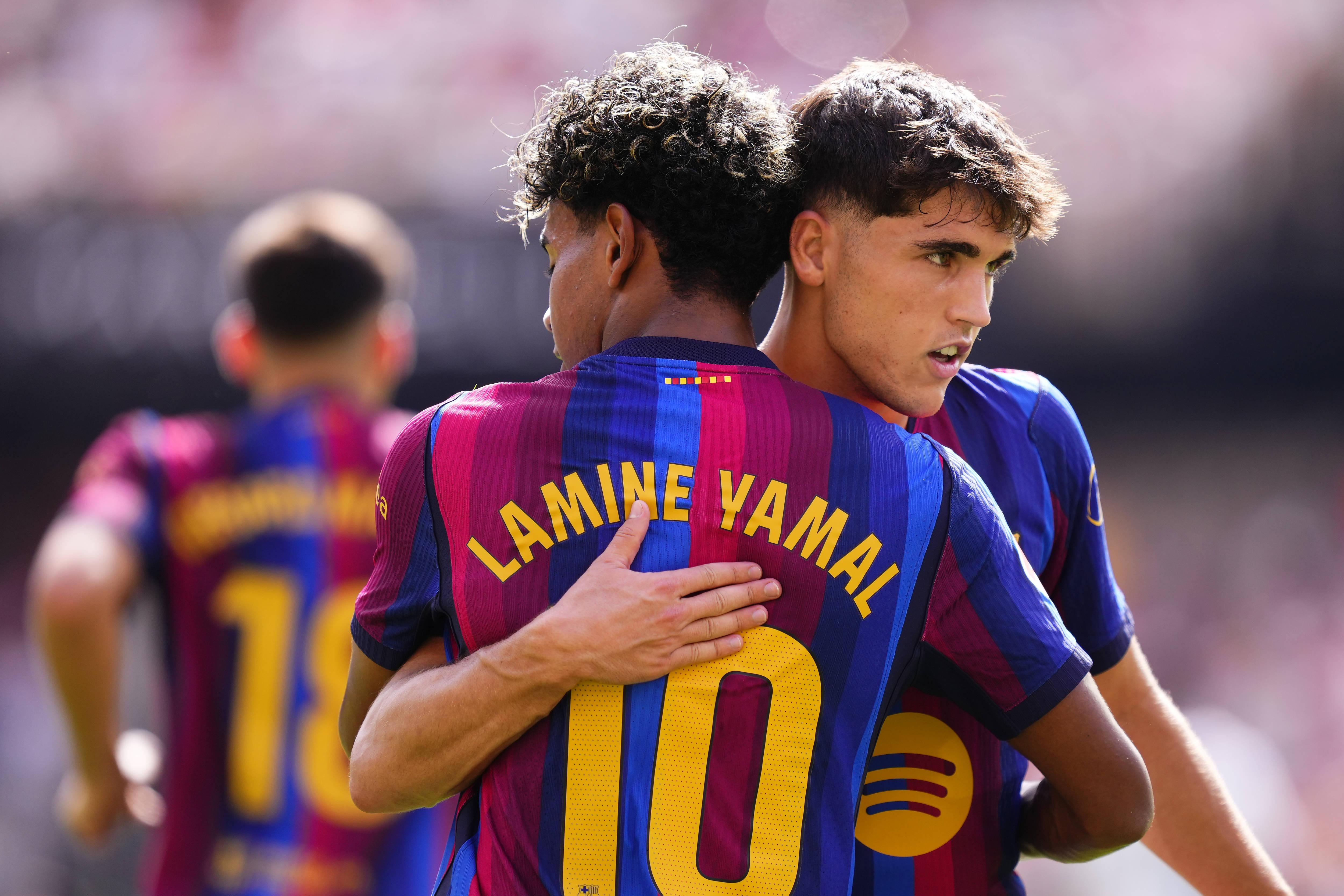 6.º - Barcelona - Índice 89.1 (Lamine Yamal e Pau Cubarsí na imagem)