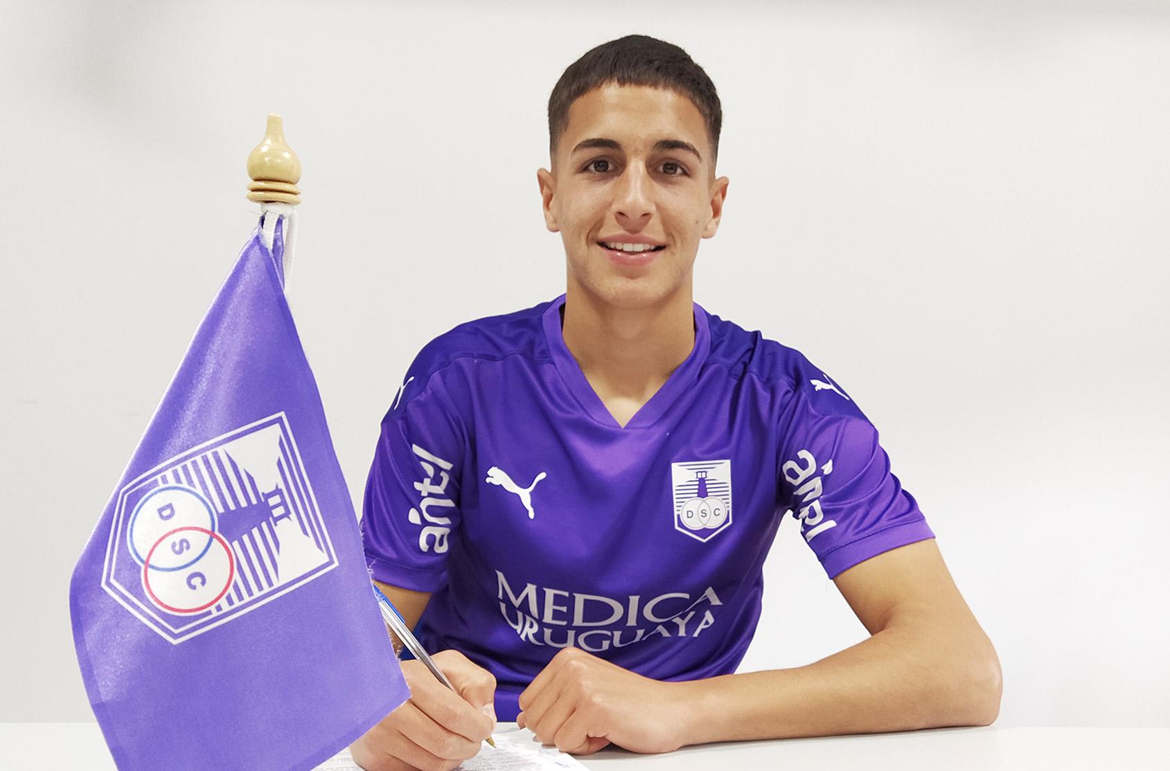 8.º - Defensor Sporting - Índice 83.1 - Foto: Defensor Sporting (Facundo Bernal na imagem)