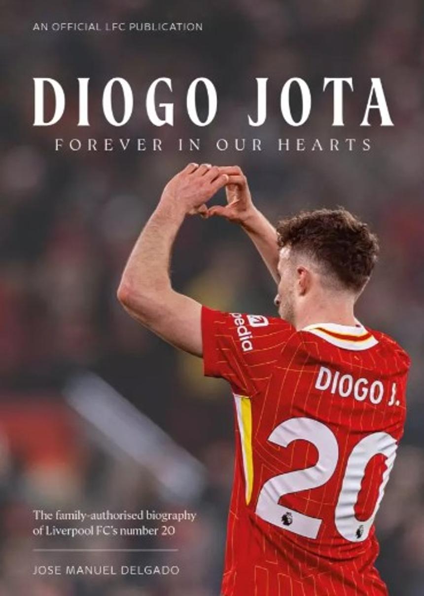 Esta é a capa da versão inglesa de 'Nunca Mais É Muito Tempo', a biografia de Diogo Jota