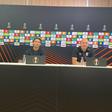 Carlos Simões, treinador-adjunto do Torreense, projetou o duelo com o Ferencvaros, para a Liga Europa — Foto: A BOLA