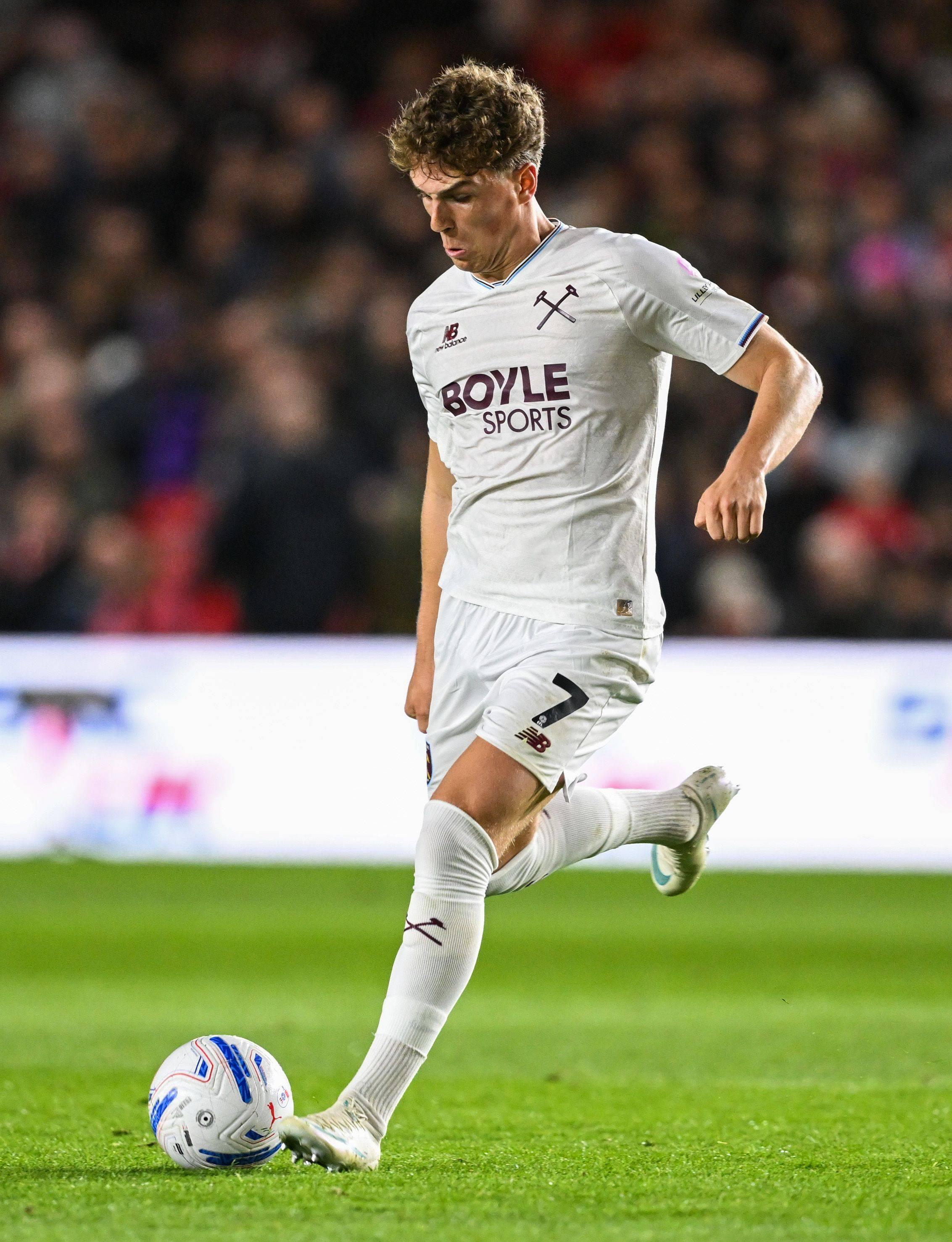 18.º Arne Engels (West Ham), valorização de 15 milhões. Valor atual de mercado: 25 milhões. Foto IMAGO
