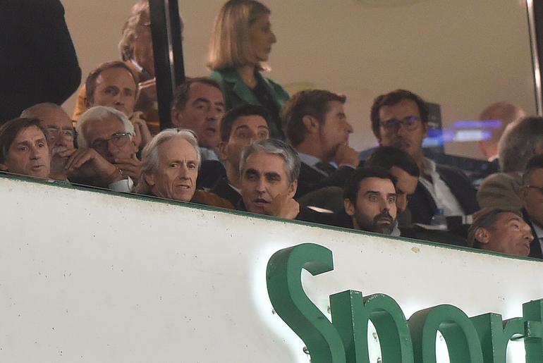 Jorge Jesus marcou presença em Alvalade - Foto: Miguel Nunes