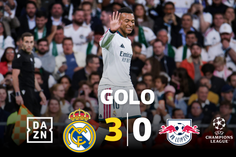 O arco perfeito de Mbappé que pôs o Bernabéu a sorrir