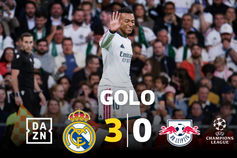 O arco perfeito de Mbappé que pôs o Bernabéu a sorrir