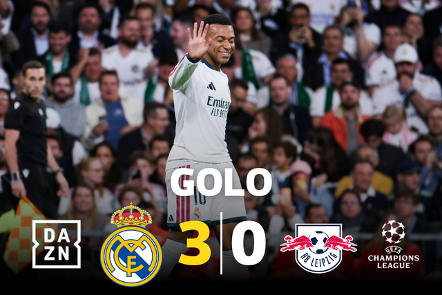 O arco perfeito de Mbappé que pôs o Bernabéu a sorrir