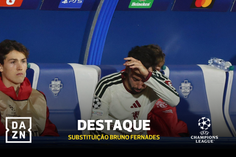 Bruno Fernandes não ficou nada contente ao ser substituído