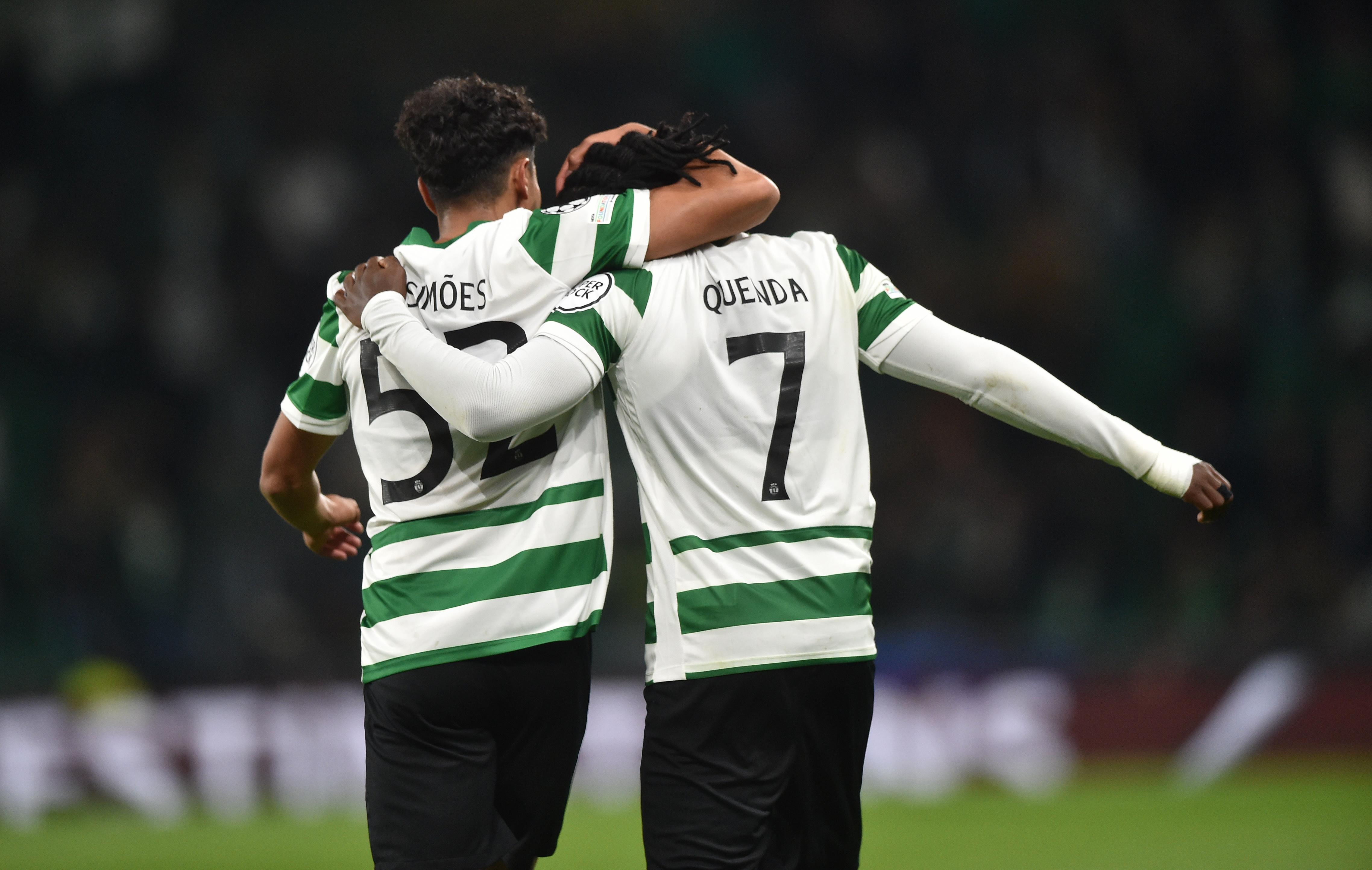 7.º - Sporting - Índice 85.3 - Foto: A BOLA/Miguel Nunes (João Simões e Geovany Quenda na imagem)