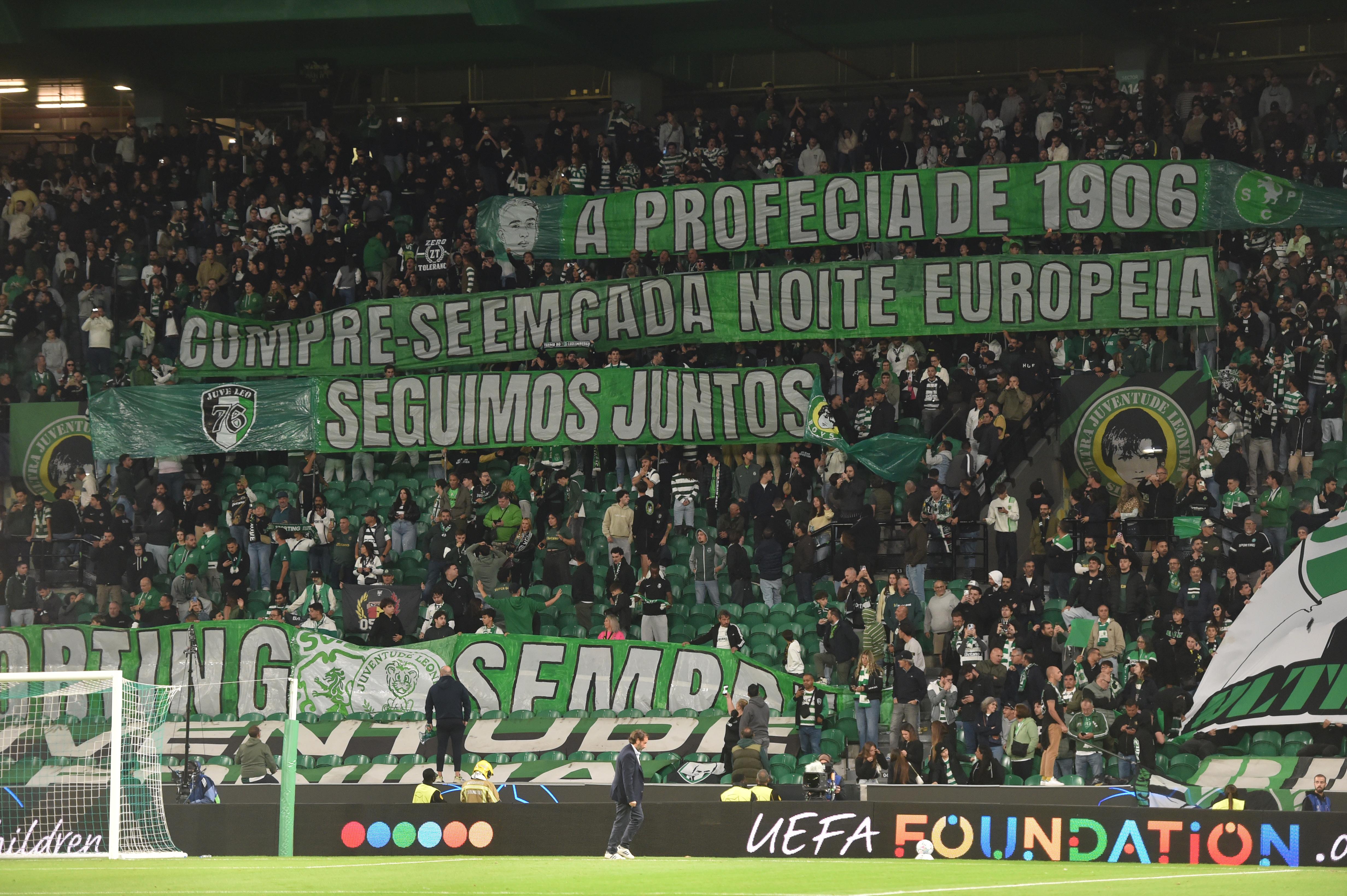 A mensagem do vulcão de Alvalade - Foto: Miguel Nunes