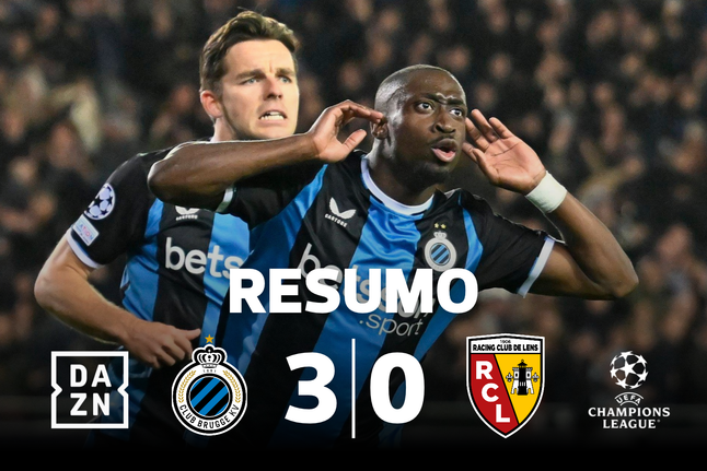 Internacional português abrilhantou vitória do Club Brugge (resumo)