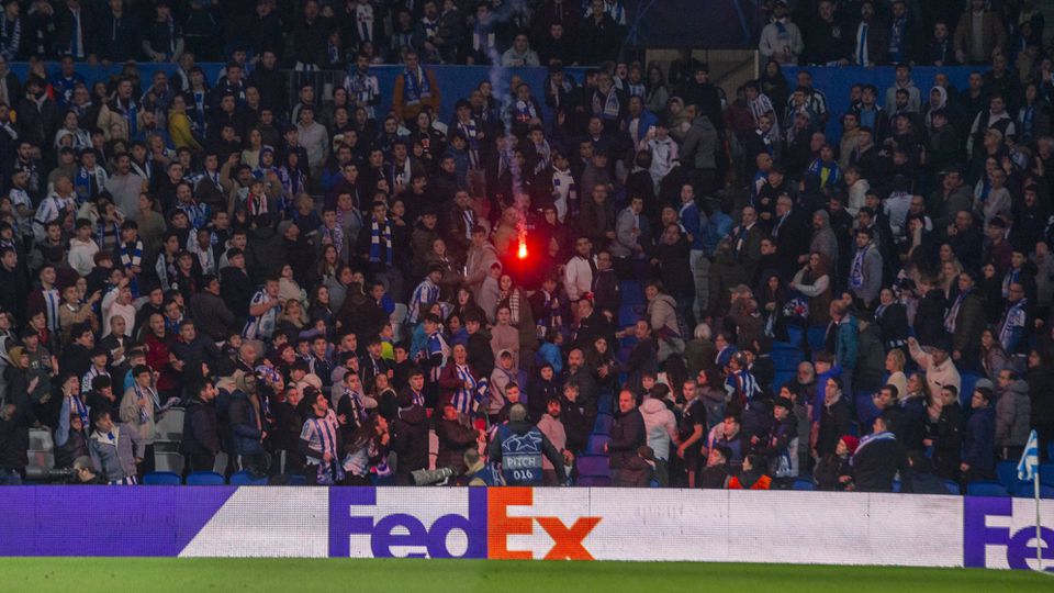 Depois do Benfica, Real Sociedad reforça segurança no estádio