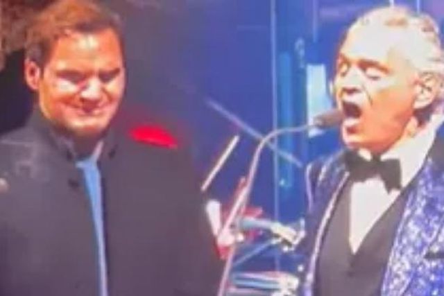 A grande emoção de Federer ao ouvir Andrea Bocelli (vídeo)