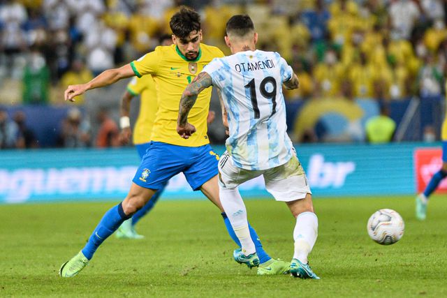 Di Maria e Pepê no banco, Otamendi titular: os onzes de Brasil e Argentina