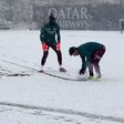 João Neves e companhia brincam com a neve no treino do PSG