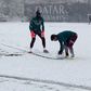 João Neves e companhia brincam com a neve no treino do PSG