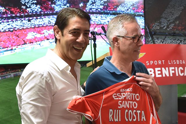Rui Costa em Arouca para inaugurar novas instalações da casa do Benfica