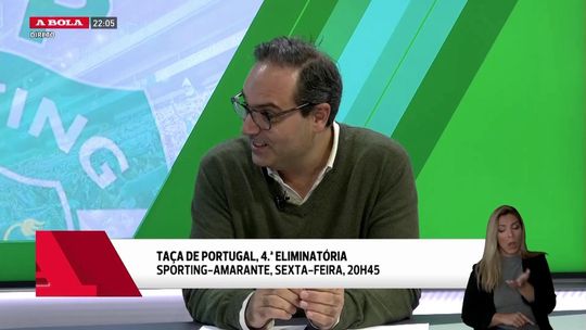 «É a estreia ideal para João Pereira, que até terá a curiosidade dos adeptos em Alvalade»