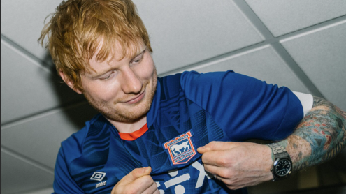 Ipswich contratou jogador graças a... Ed Sheeran