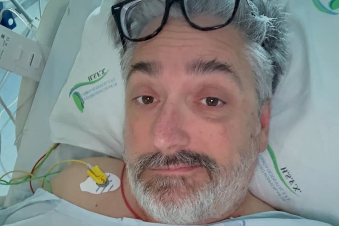 Nuno Markl no Hospital S. Francisco Xavier - Foto: instagram @nunomarkl