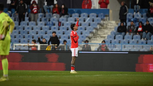 Ríos estreou-se a marcar pelo Benfica frente ao Atlético - Foto: Sérgio Miguel Santos