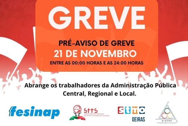 Greve convocada pela FESINAP