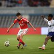Rodrigo Rêgo estreou-se na equipa principal do Benfica frente ao Alético - Foto: Sérgio Miguel Santos