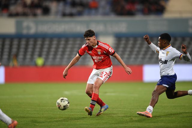 Rodrigo Rêgo estreou-se na equipa principal do Benfica frente ao Alético - Foto: Sérgio Miguel Santos