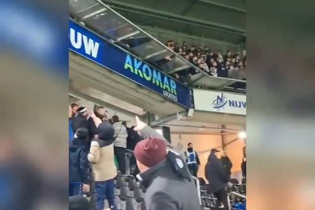 Pancadaria entre adeptos suspende jogo na Eredivisie