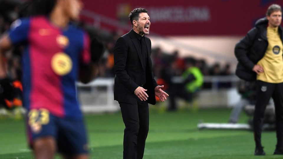 Diego Simeone: «O Barcelona perdeu jogos que não merecia»