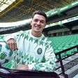 Pedro Gonçalves falou com A BOLA no Estádio José Alvalade