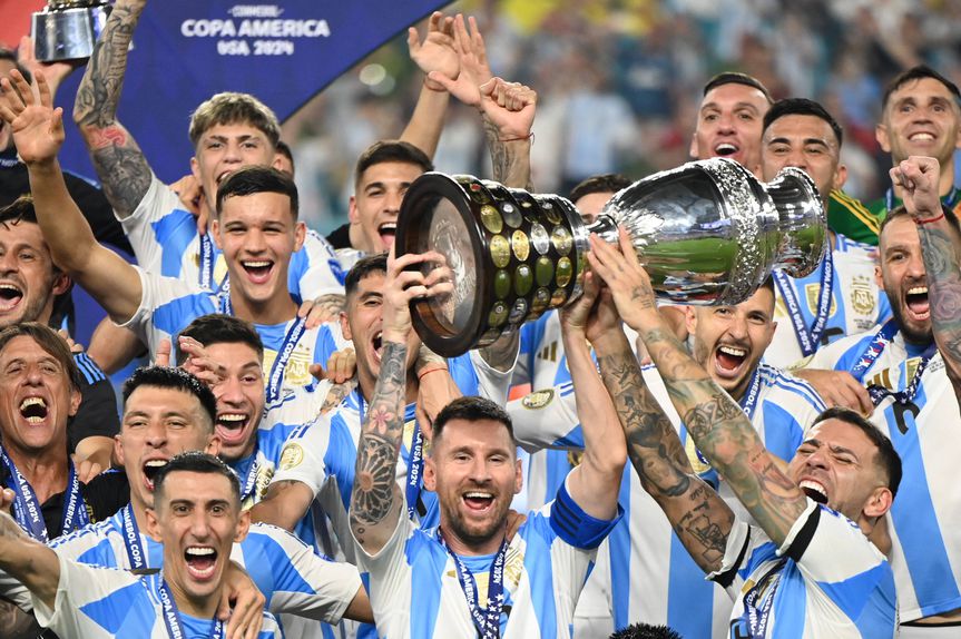 Argentina venceu 16.ª Copa América em 2024