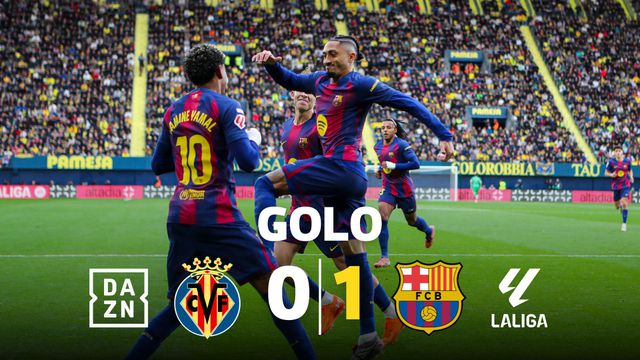 Raphinha fez tudo no golo do Barcelona