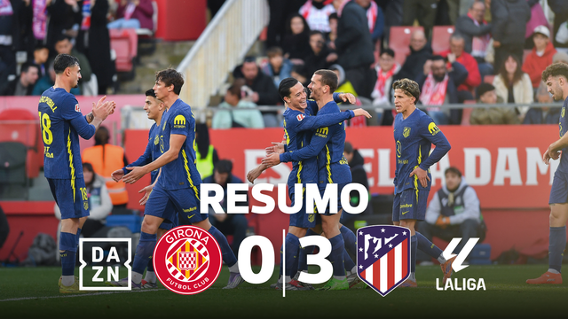 Três golos sem resposta valem três pontos ao Atlético Madrid (resumo)