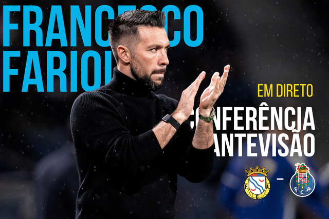 Siga em direto a conferência de Farioli