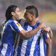 Fredy Guarín ao lado do seu compatriota Falcao no FC Porto
