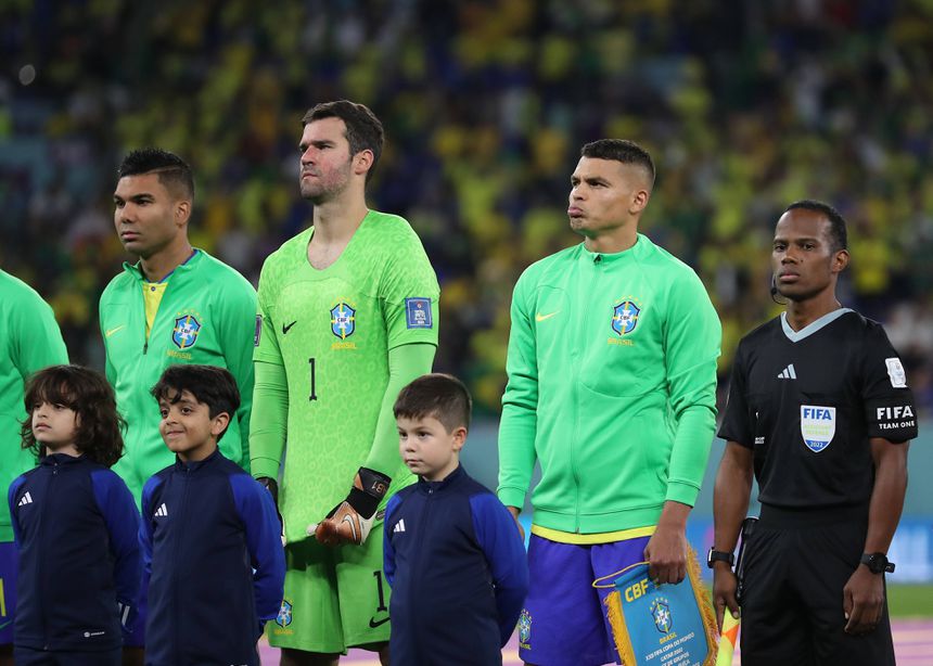 Thiago Silva e Alisson Becker a representar o Brasil no Mundial 2022