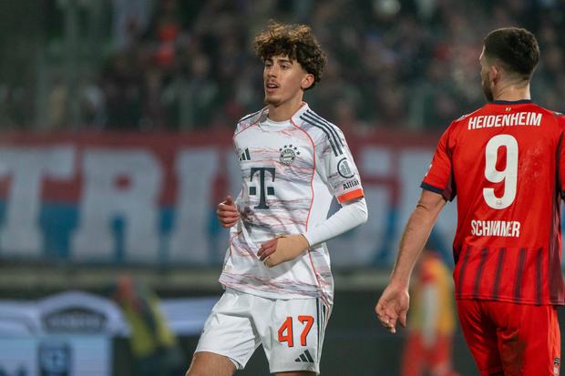 David Daiber fez a estreia pela equipa A do Bayern