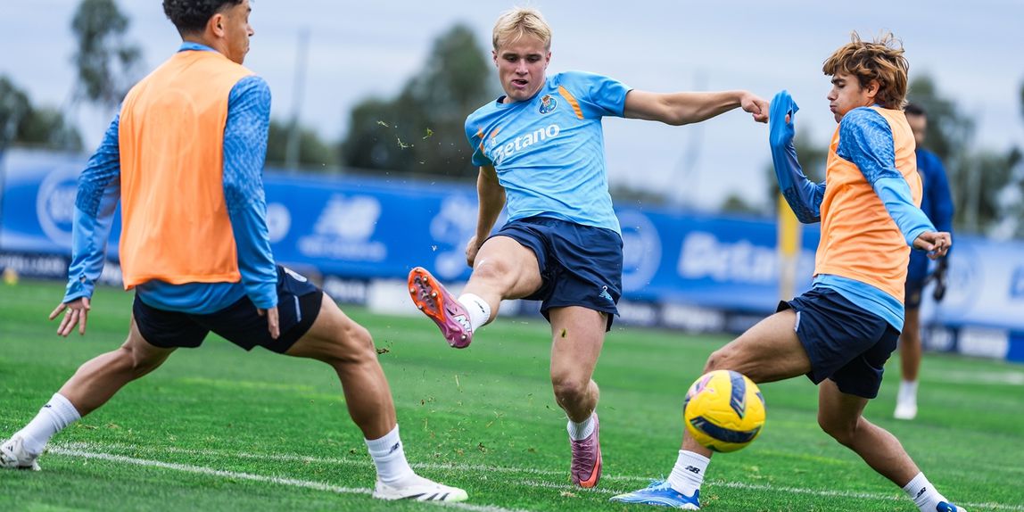 Muita intensidade no treino dos dragões — FOTO: FC Porto