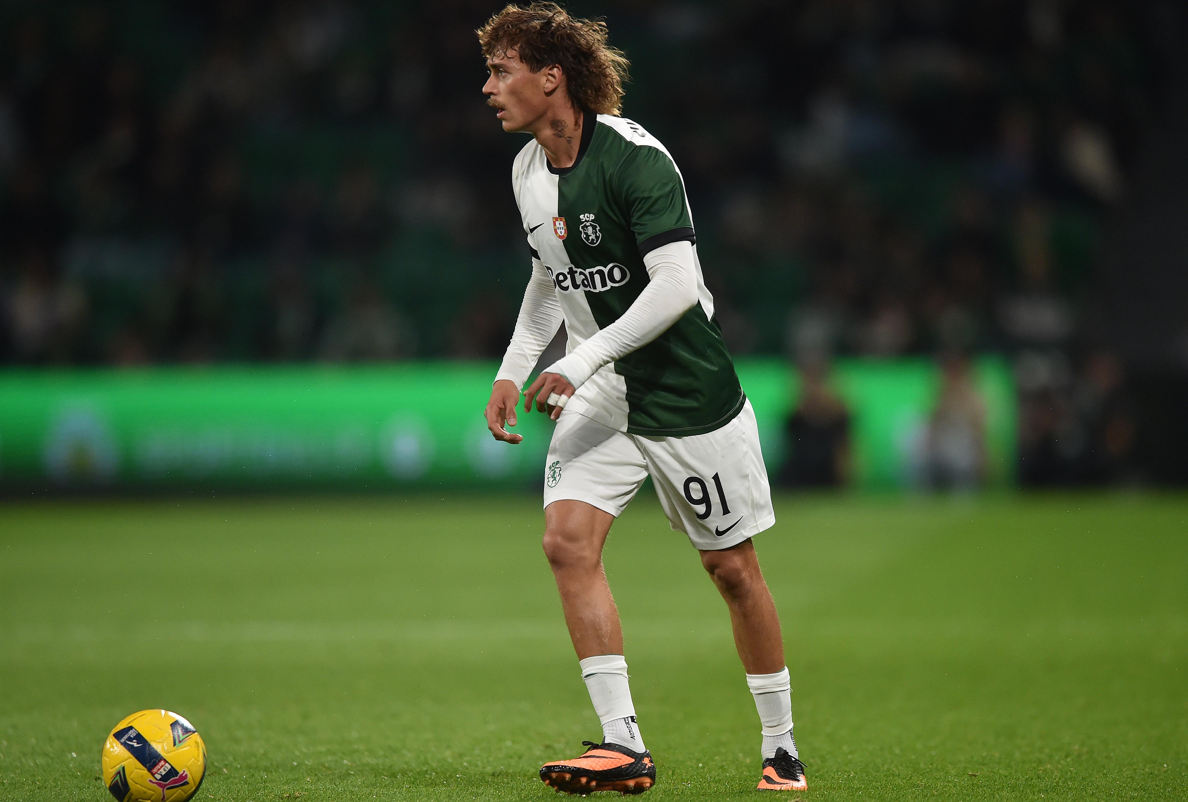 Ricardo Mangas chegou ao Sporting no início da temporada proveniente do Spartak Moscovo (Foto Miguel Nunes)