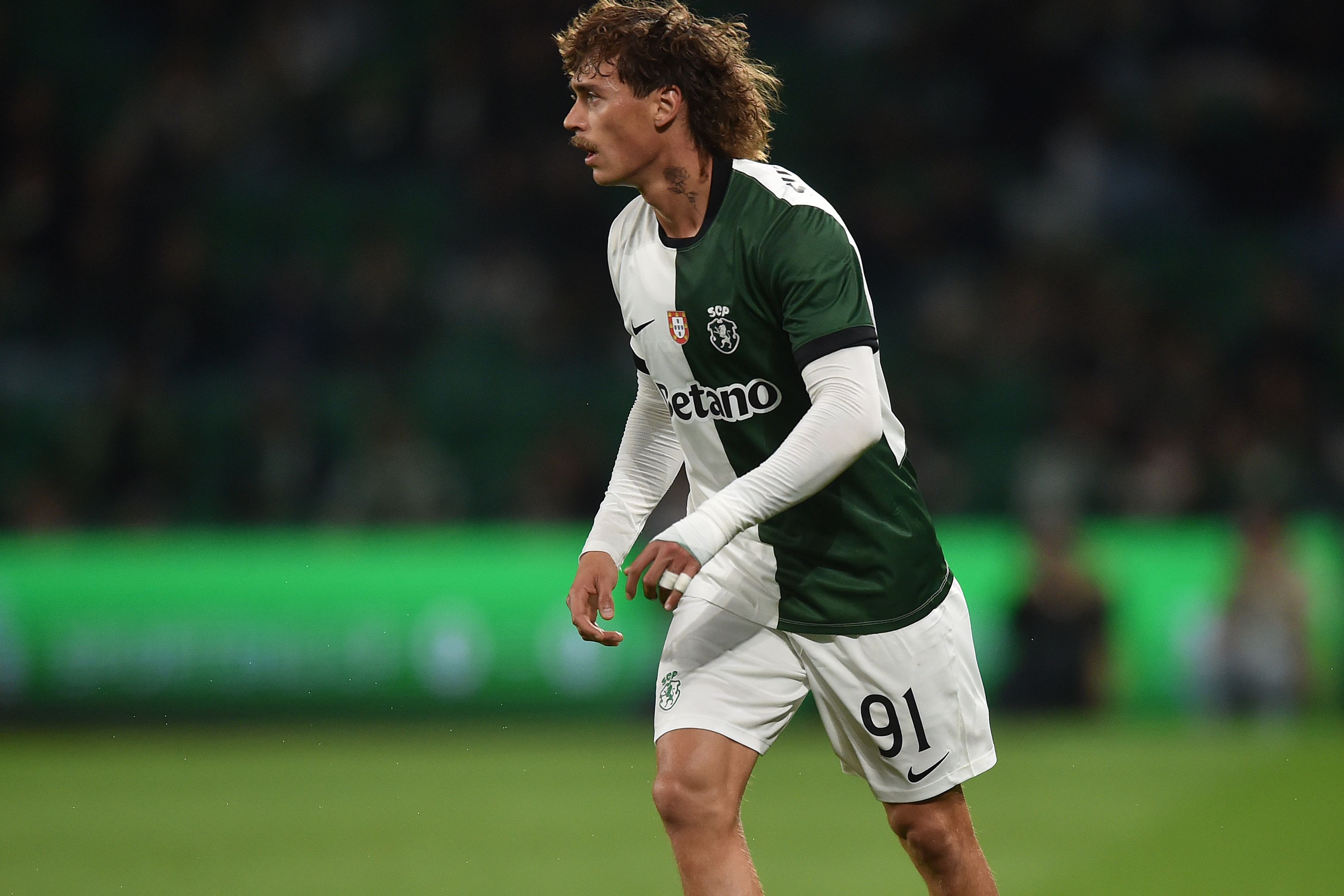 Ricardo Mangas chegou ao Sporting no início da temporada proveniente do Spartak Moscovo (Foto Miguel Nunes)