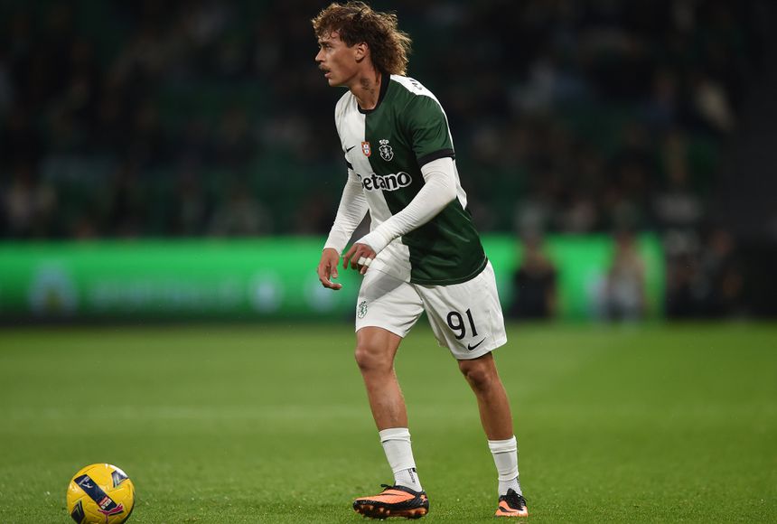 Ricardo Mangas chegou ao Sporting no início da temporada proveniente do Spartak Moscovo (Foto Miguel Nunes)